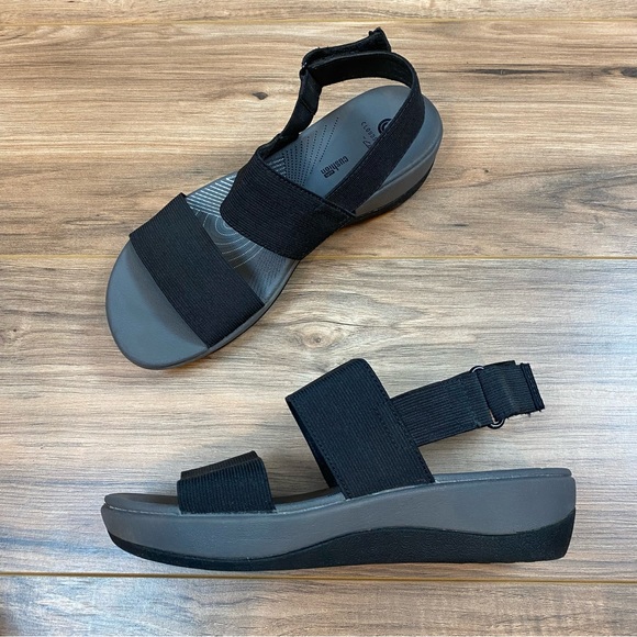 clarks arla jacory wedge sandal